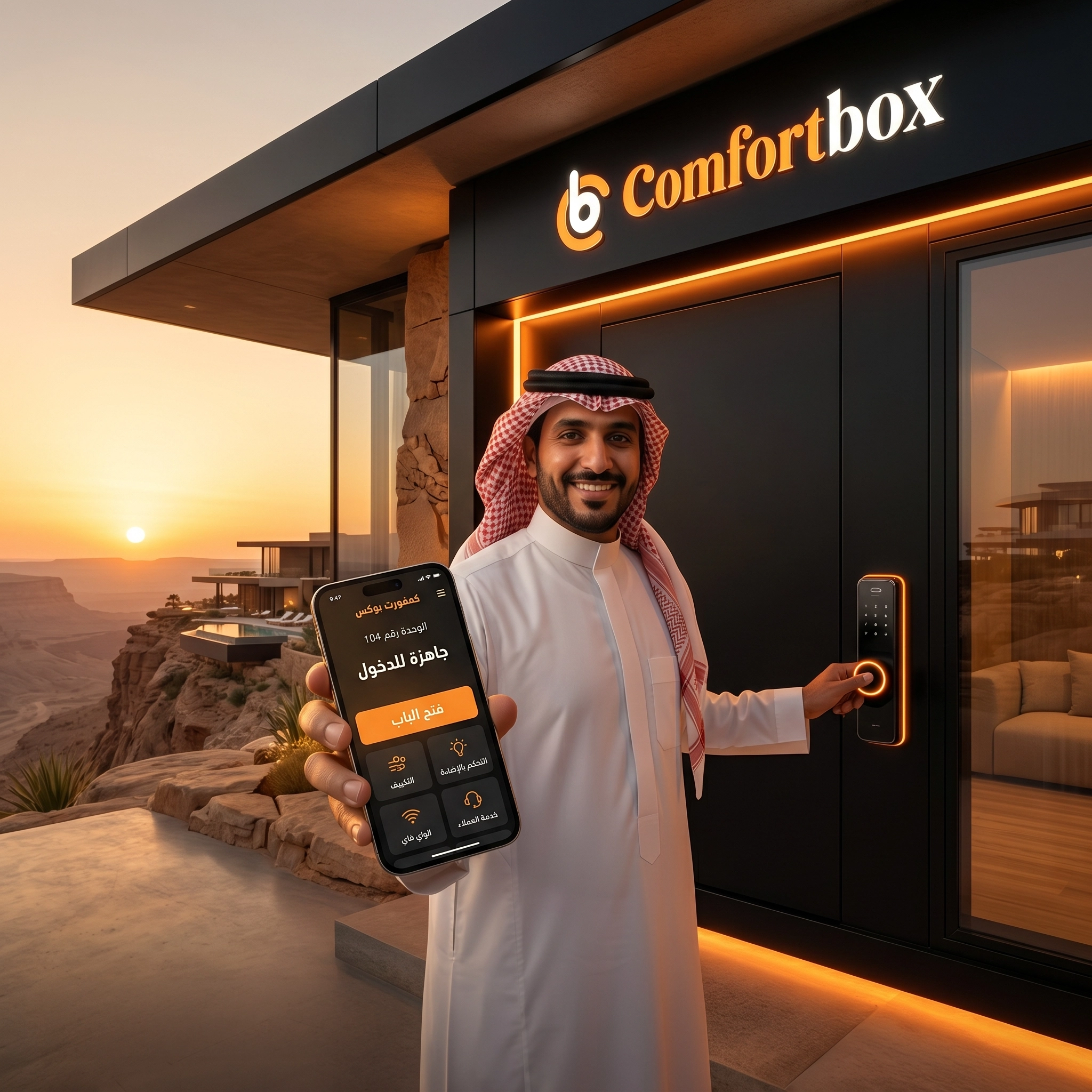 إعلان ضيافة سعودية